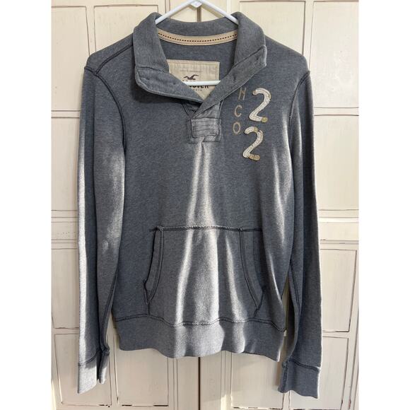 Hollister Y2K gray pullover sweatshirt size small - Picture 1 of 4